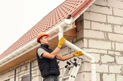 Pose et remplacement de gouttières à Cousolre